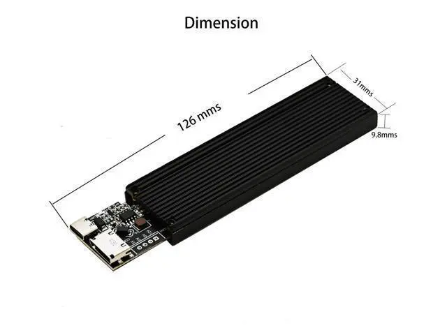 Alt view image 5 of 6 - Vszerda M.2 NVME PCIe 4.0 Extension Cable,NGFF M-Key PCIe SSD Extender Card with OCuLink SFF-8611 PCI-Express 4i Cable 50cms