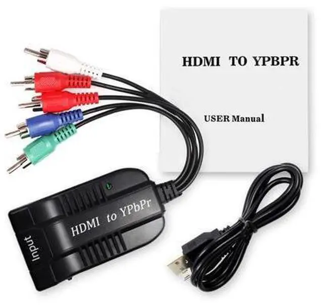 Alt view image 6 of 7 - 1080P HDMI to Component(YPbPr/RGB/ 5RCA) Scaler Converter(with Scaler Function), HDMI Input to Component(YPbPr/RGB/ 5RCA) Output for PC, PS3, PS4, DVD, PSP, 360, PS2, Nintendo NGC