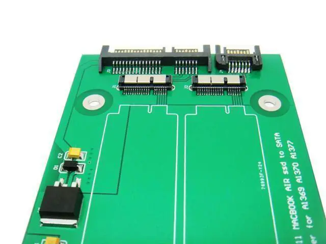 Alt view image 3 of 6 - Vszerda Dual 18-Pin to SATA Adapter for SSD from 2010-2011 MacBook AIR A1369 A1370 A1377