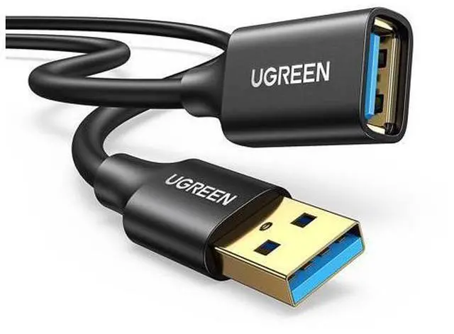 Main image of UGREEN USB Extender, USB 3.0 Male to Female Extension Cable USB Cable High Speed Data Transfer Compatible with Webcam, Gamepad, USB Keyboard, Mouse, Flash Drive, Hard Disk 10FT
