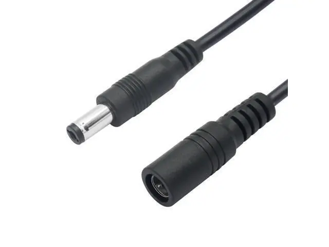 Alt view image 2 of 6 - Vszerda Short 12V DC Power Cord - 4 Inch, Female 5.5mm x 2.5mm to Male 5.5mm x 2.1mm Plug Charging Cable Extension, for Router, Speaker & Other DC 5521 Port Equipment (4Pcs)