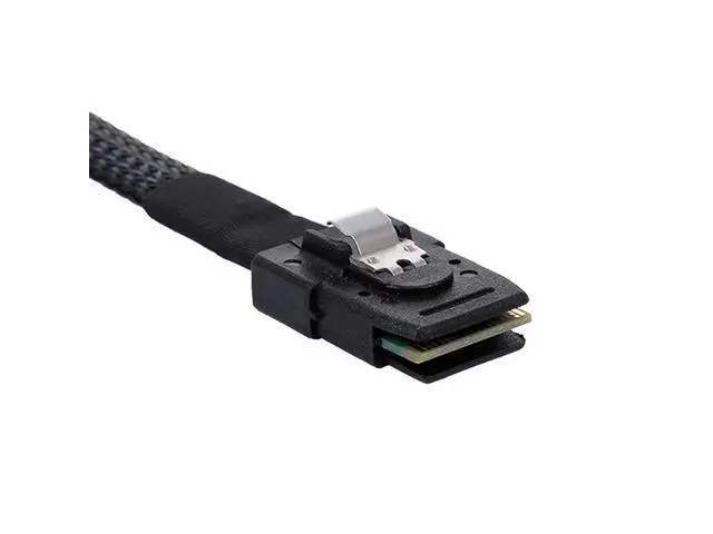 Alt view image 4 of 7 - Vszerda Cable Internal Mini SAS 4X SFF-8087 36Pin Host to SAS Hard Disk SFF-8482 29Pin Target Fanout Cable with IDE Power 100cm