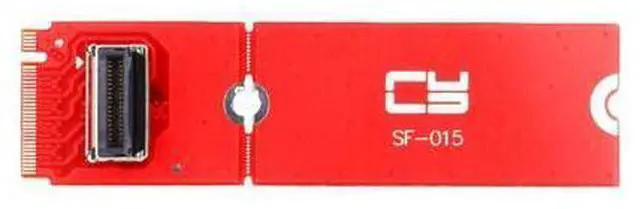 Main image of Vszerda M-Key 22x80mm to Vertical MCIO Mini Cool Edge IO Female Host Adapter NVME PCIe4.0 SSD for SSD750 p3600 p3700 M.2