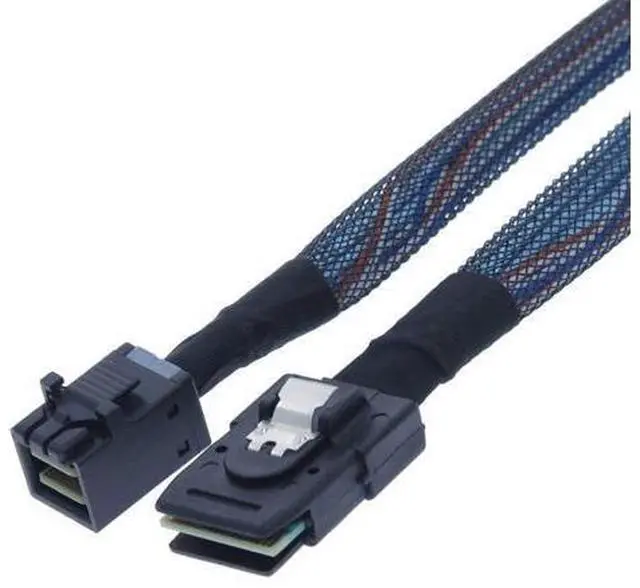Alt view image 2 of 4 - Vszerda Internal Mini SAS 4i SFF-8087 to Mini SAS High Density HD SFF-8643 Cable for Internal Hosts and Devices,3.3FT