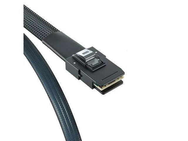 Alt view image 2 of 6 - Vszerda SFF-8643 to SFF-8087 Mini SAS HD Cable with Sideband, Compatible with 12Gbps SAS Drives and 6Gbps SAS/SATA Drives, 0.5-m(1.64ft), 2 Pack
