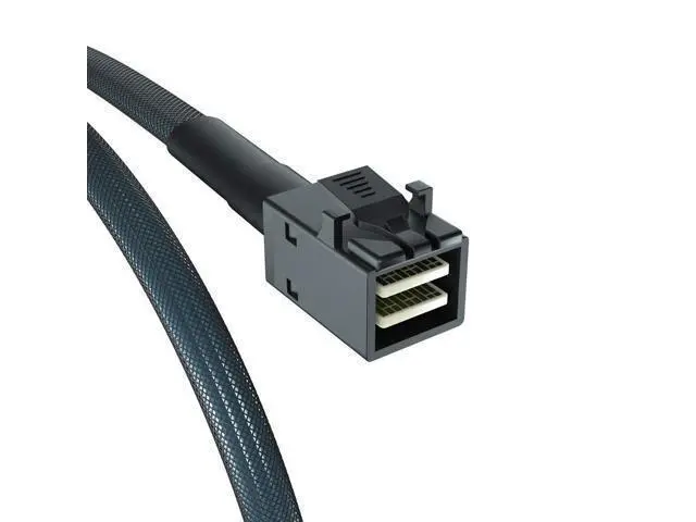 Alt view image 3 of 6 - Vszerda SFF-8643 to SFF-8087 Mini SAS HD Cable with Sideband, Compatible with 12Gbps SAS Drives and 6Gbps SAS/SATA Drives, 0.5-m(1.64ft), 2 Pack
