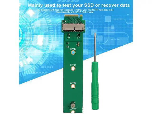 Alt view image 7 of 7 - Vszerda SSD to M.2 NGFF Adapter Card, SSD to M.2 NGFF PCIE SSD Converter Card for MZ JPV5120/0A4, MZ JPU512T/0A6, SD6PQ4M 128G/256G 1021 Version of SSD