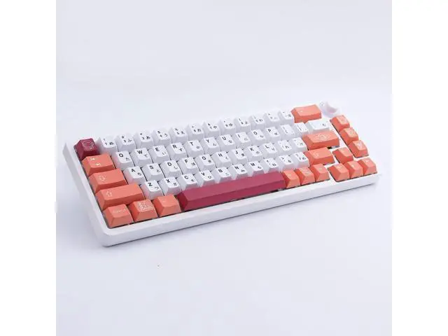 Alt view image 2 of 7 - Vszerda PBT Keycaps, 143 Keys Liftoff Keycaps Dye-Sublimation 6.25u 7u Spacebar PBT Keycap Set Cherry Profile Japanese Custom Keycaps for Mechanical Keyboards