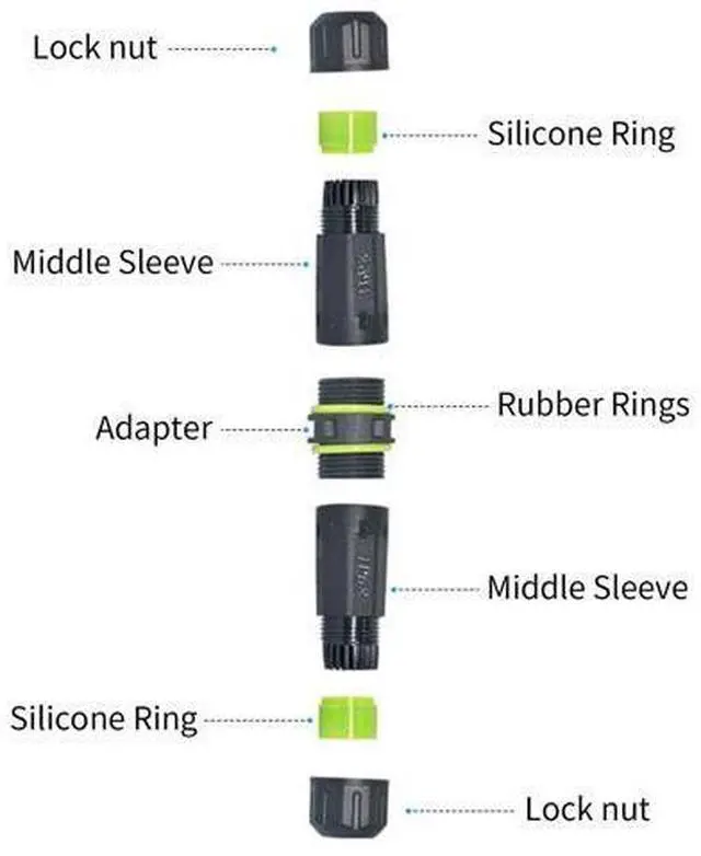 Alt view image 4 of 7 - Vszerda Waterproof USB Port, 5Gbps Waterproof IP68 Pass Through USB 3.0 Connector, Type A Female to Female Bulkhead Extension Adapter for Outdoor Charging and Data, 1pcs