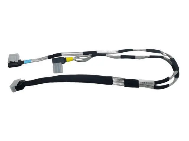 Alt view image 2 of 4 - Vszerda Mini SAS Cable, SFF-8643x2 to SFF-8087x2 Straight to Right Angle High-Speed Data Transfer for SAS/RAID Controllers, Backplanes, and Servers, 74CM/65CMFT
