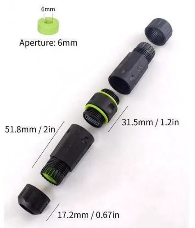 Alt view image 6 of 7 - Vszerda Waterproof USB Port, 5Gbps Waterproof IP68 Pass Through USB 3.0 Connector, Type A Female to Female Bulkhead Extension Adapter for Outdoor Charging and Data, 1pcs