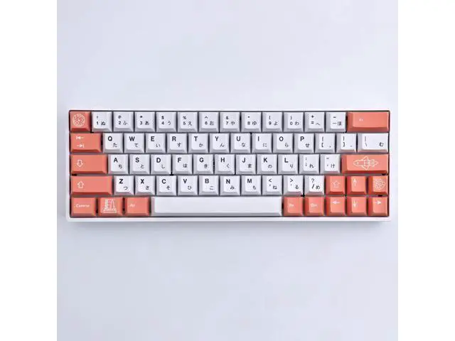 Alt view image 4 of 7 - Vszerda PBT Keycaps, 143 Keys Liftoff Keycaps Dye-Sublimation 6.25u 7u Spacebar PBT Keycap Set Cherry Profile Japanese Custom Keycaps for Mechanical Keyboards