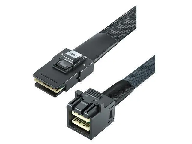 Alt view image 4 of 5 - Vszerda SFF-8643 to SFF-8087 Internal Mini SAS HD Cable, Compatible with 12Gbps SAS Drives and 6Gbps SAS/SATA Drives, 1-m(3.28ft), 2 Pack