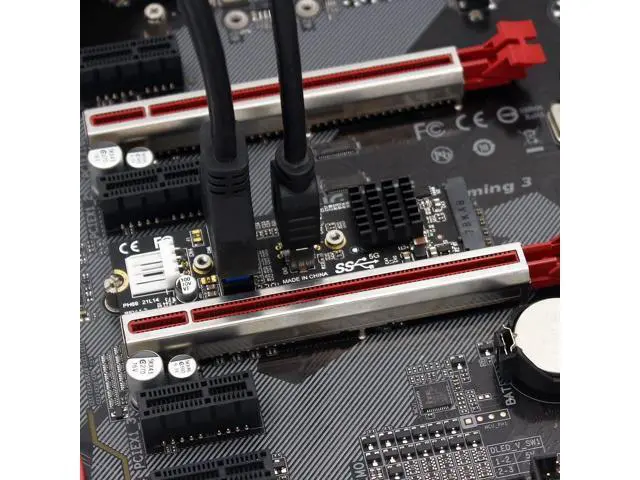 Alt view image 5 of 7 - Vszerda 5Gbps Type-E USB 3.1 Front Panel Socket IDC & USB3.0 20Pin to NVME NGFF M-Key Express Card VL805 Adapter for Motherboard