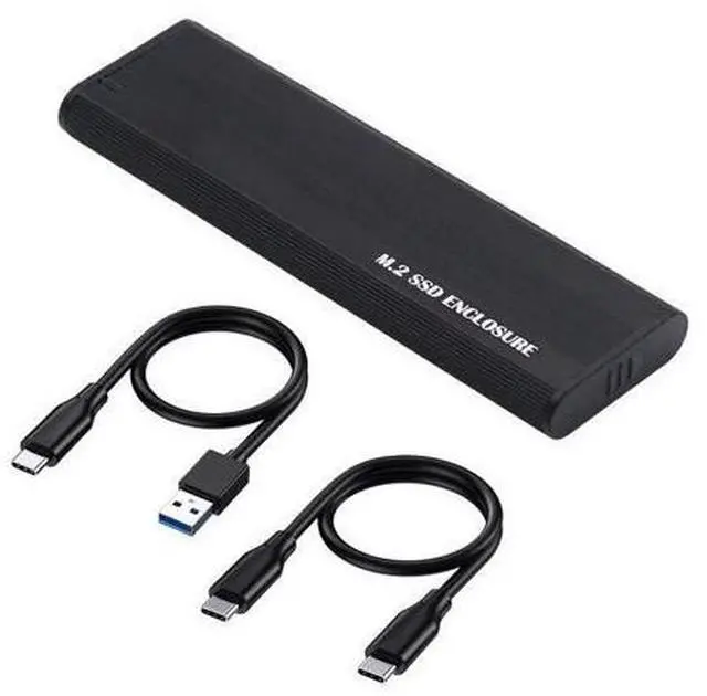 Alt view image 2 of 7 - Vszerda USB 3.0 Type-C USB-C to M-Key M.2 NVMe SSD External PCBA Case Enclosure Portable Adapter RTL9210B Chipset