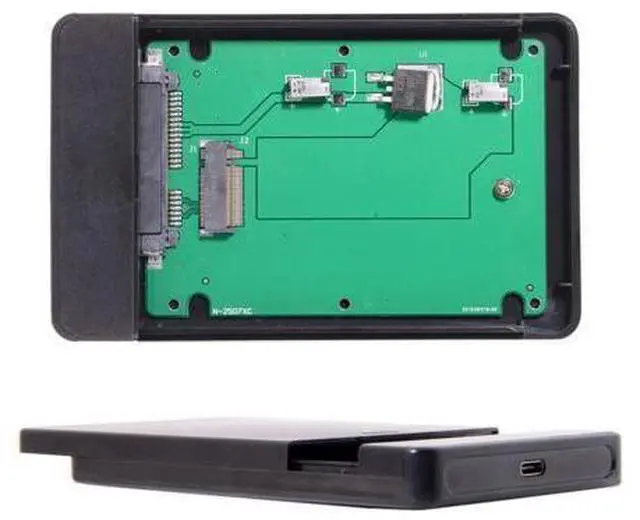 Alt view image 2 of 7 - Vszerda USB-C Type-C to SATA Adapter 20+6Pin Thinkpad X1 Carbon SSD Converter Hard Disk Case Enclosure