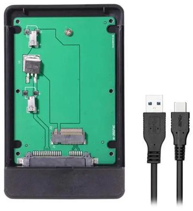 Alt view image 3 of 7 - Vszerda USB-C Type-C to SATA Adapter 20+6Pin Thinkpad X1 Carbon SSD Converter Hard Disk Case Enclosure