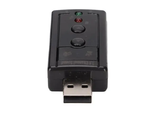 Main image of Vszerda 7.1 Channel USB External Sound Audio Adapter Laptop PC Sound Built in Amplifier and Volume Controls with 3.5MM Ports and Microphone for Wins/for Android