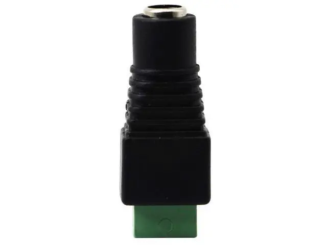 Alt view image 5 of 7 - Vszerda DC 5.5 X 2.1mm Adapter - 2.1mm to 5.5mm Female Barrel Power Jack to 2 Pin/Way Female Bolt Screw Type Terminals Connector for CCTV Security Camera, LED Strip Light (20 Pack)