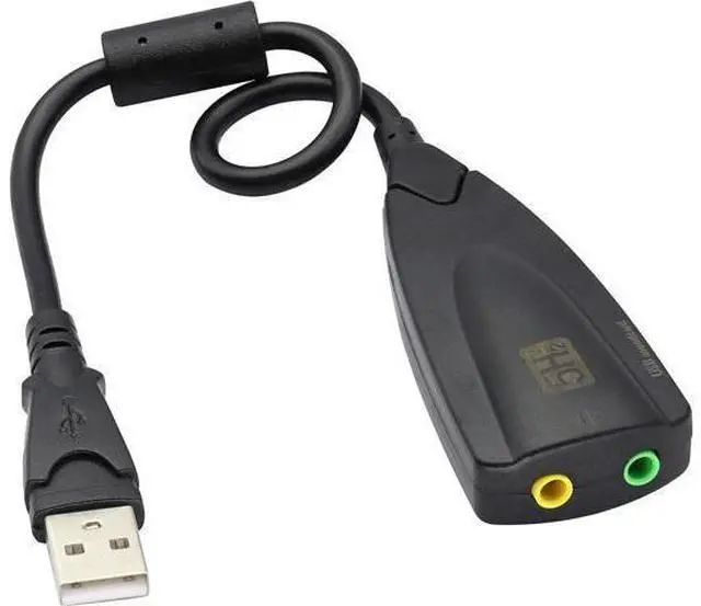 Main image of Vszerda USB External Stereo Sound Adapter 5hv2 Multi-Function USB 2.0 External 3D Virtual 7.1 Channel Sound Card Adapter with 3.mm Headphone Mic Jack for Mac Win 7 PC Laptop Desktop