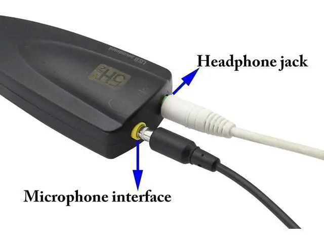 Alt view image 4 of 7 - Vszerda USB External Stereo Sound Adapter 5hv2 Multi-Function USB 2.0 External 3D Virtual 7.1 Channel Sound Card Adapter with 3.mm Headphone Mic Jack for Mac Win 7 PC Laptop Desktop