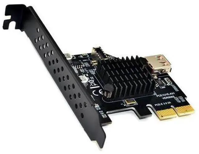 Main image of Vszerda 10Gbps USB 3.1 Type-E IDC Front Panel Socket & USB 2.0 to PCI-E Express Card Adapter ASM3142 Chipset for Desktop Motherboard
