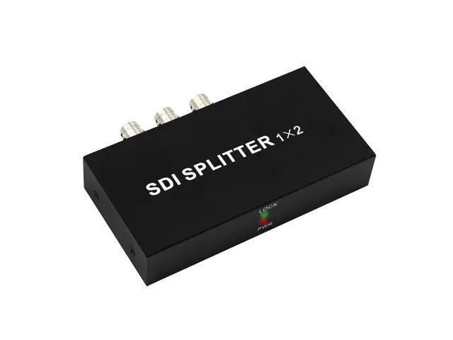 Alt view image 2 of 6 - Vszerda SDI Splitter 1x2 Multimedia Split SDI Extender 1 to 2 Ports Adapter Support 1080P TV Video for Projector Monitor Camera
