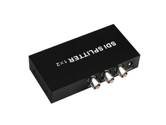Alt view image 3 of 6 - Vszerda SDI Splitter 1x2 Multimedia Split SDI Extender 1 to 2 Ports Adapter Support 1080P TV Video for Projector Monitor Camera