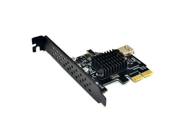 Alt view image 3 of 6 - Vszerda PCIe to USB 3.1 Type E Front Panel Socket Adapter Card Express for Motherboard