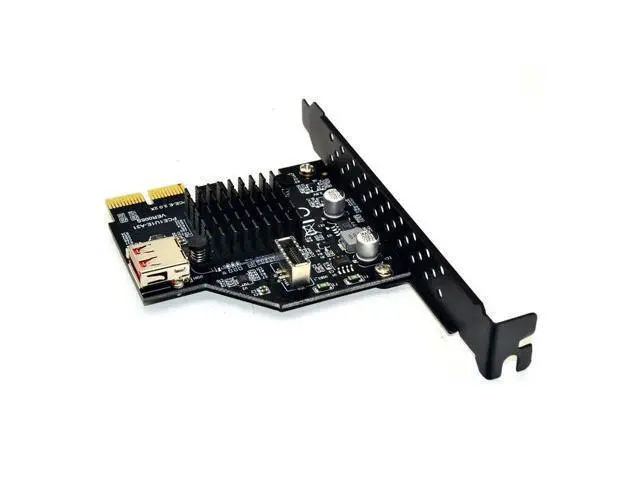 Alt view image 4 of 6 - Vszerda PCIe to USB 3.1 Type E Front Panel Socket Adapter Card Express for Motherboard