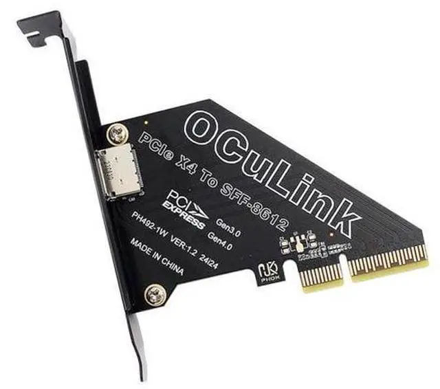Main image of Vszerda PCI-Express 4.0 4X to Oculink 4X SFF-8612 SFF-8611 Host Card for U.2 SSD eGPU External Graphics Card Dock PCIE