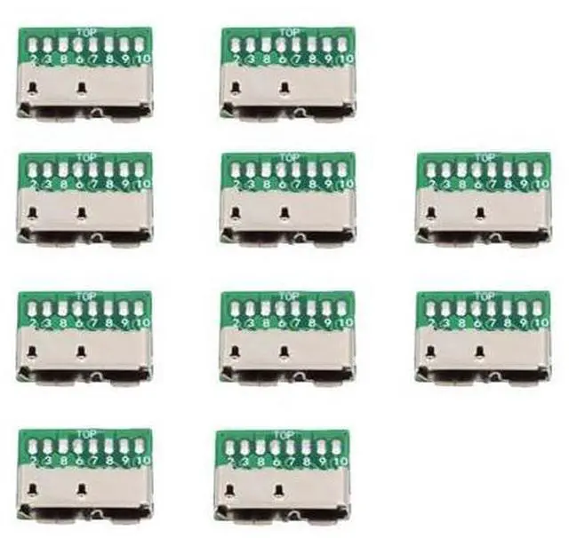 Main image of Vszerda 10pcs/Set DIY OEM Micro USB 3.0 10Pin Female Socket Mount SMT Type Receptacle PCB Board for USB Disk