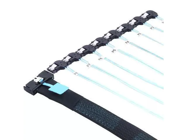 Alt view image 2 of 6 - Vszerda MCIO 8X SFF-8654 8i PCI-E Ultraport Slimline 5.0 to 8X SATA 7P Left Female Cable (0.5m)