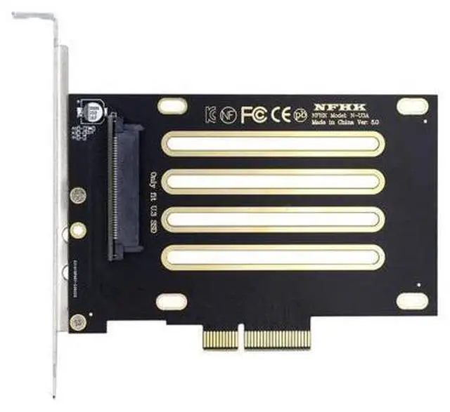 Main image of Vszerda PCI-E 4.0 X4 Lane to NVMe PCIe SSD U.3 U3 Kit SFF-8639 Host Adapter for Motherboard PM1735