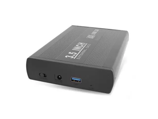 Alt view image 2 of 7 - Vszerda 3.5 Inch SATA Hard Drive Enclosure USB 3.0 High Speed External Case