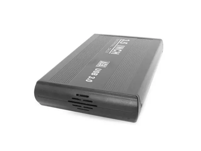 Alt view image 3 of 7 - Vszerda 3.5 Inch SATA Hard Drive Enclosure USB 3.0 High Speed External Case