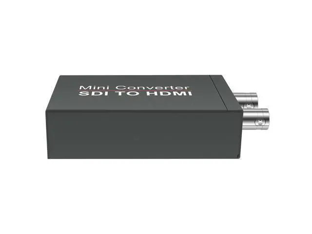Alt view image 6 of 7 - Vszerda SDI to HDMI Video Mini Converter with Audio Embedder,SDI to HDMI Adapter for SD-SDI, HD-SDI and 3G-SDI Signals SDI Loopout (Black) with Power Supply