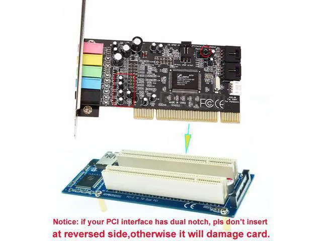 Alt view image 3 of 4 - Vszerda PCI-E Express X1 to Dual PCI Riser Extender Card with LP Bracket and Angled SATA Extension Cable