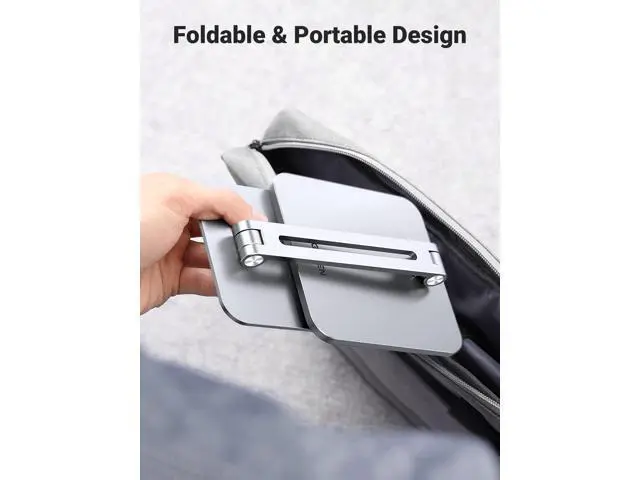 Alt view image 7 of 7 - UGREEN Tablet Stand Compatible for iPad Desk Stand Holder Adjustable Aluminum Thicker Base Compatible with iPad Pro Air Mini 13 12.9 11 Inch Home Office Desk Accessories Silver