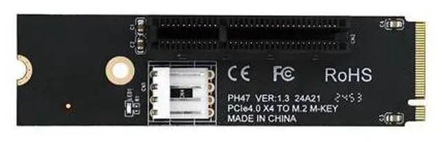 Main image of Vszerda M-Key 22x80mm Extender to PCI-E X1 X4 X8 X16 Graphics Card Riser Adapter PCI-Express for M2 2260 2280