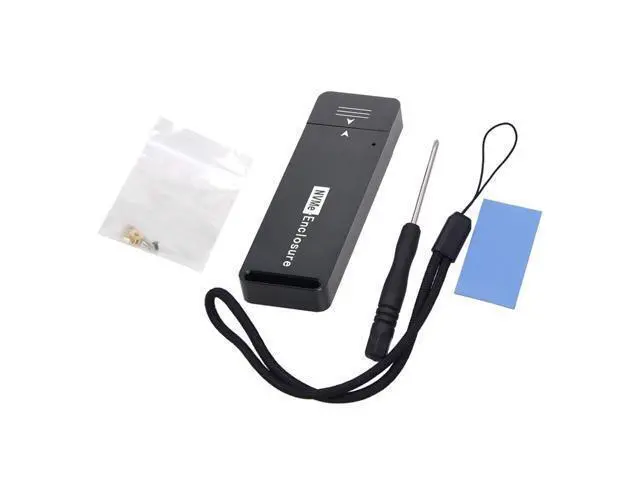 Alt view image 4 of 7 - Vszerda USB 3.1 Gen2 10Gbps to NVME PCI-E M-Key Solid State Drive External Enclosure 2230/2242mm