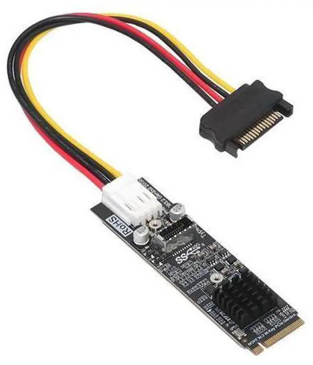 Main image of Vszerda 20Gbps Type-E USB 3.1 Front Panel Socket to NGFF M-Key NVME Express Converter Card Adapter ASM3242 Chipset for Motherboard (NVME to USB3.1 Type-E)