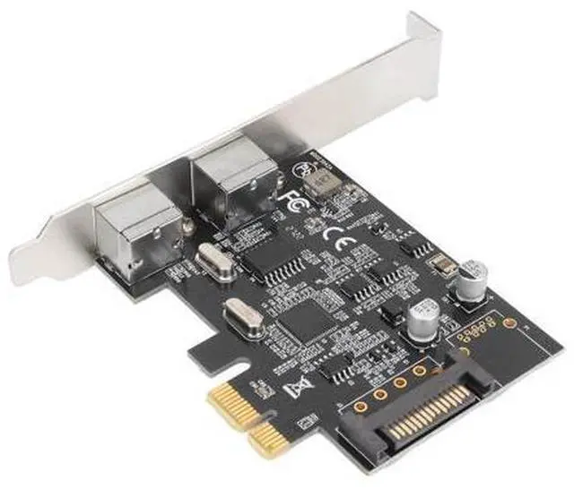 Main image of Vszerda PCIE Expansion Card, PCI Express to Port PS/2 Expansion Card, PS/2 Keyboard and Mouse Port Expansion Card Without USB Port, SATA Power Interface, for