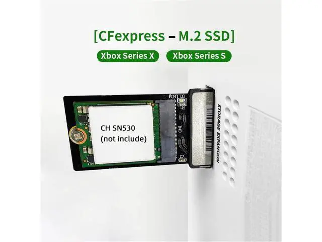 Alt view image 3 of 7 - Vszerda NVMe 2230 M.2 M-Key CH SN530 SSD to CF-Express Type-B Adapter CFE for Xbox Series X&S PCIe4.0 Expansion Storage Memory Card