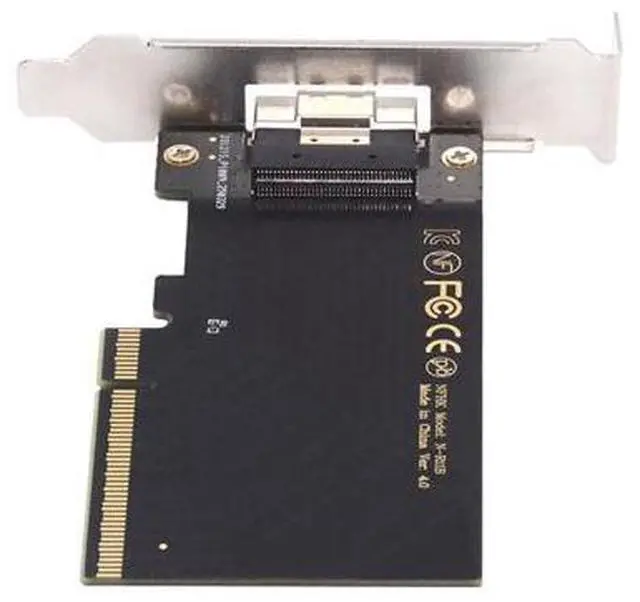 Main image of Vszerda External Slimline 8X SFF-8654 74Pin to PCIE Express 3.0 Raid Card PCIE4.0 VROC Raid0 Hyper Adapter for High Speed SSD eGPU Graphics Card with Bracket Low Profile