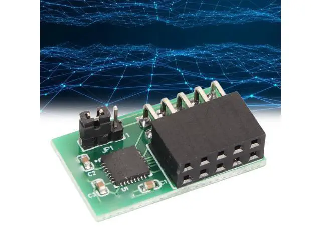 Alt view image 4 of 7 - Vszerda TPM 2.0 Module, 10Pin SPI TMP2.0 Encryption Module for S.uperMicro AOM TPM 9670V S (Vertical) Cryptographic Trusted Module, with 9670 Controller