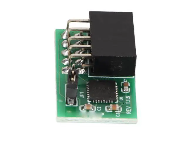 Alt view image 6 of 7 - Vszerda TPM 2.0 Module, 10Pin SPI TMP2.0 Encryption Module for S.uperMicro AOM TPM 9670V S (Vertical) Cryptographic Trusted Module, with 9670 Controller