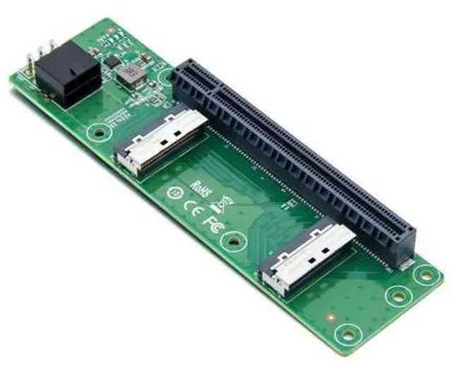 Main image of Vszerda 2xMCIO(74pin) 8i to PCIe X16 Female Adapter, Gen5 PCIe5.0