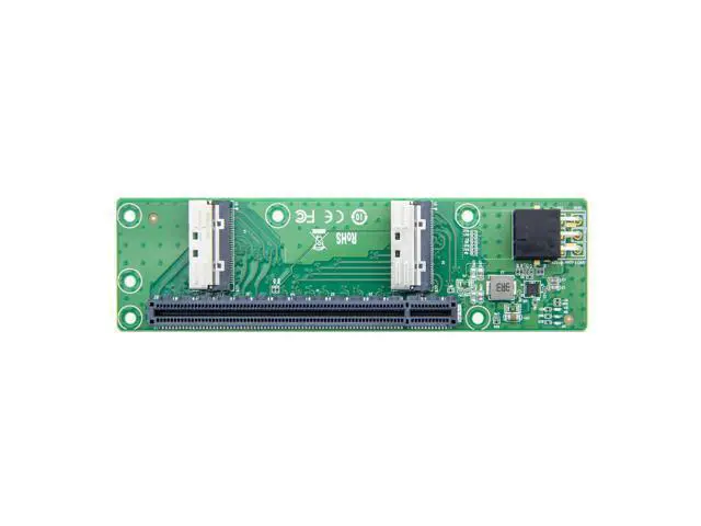 Alt view image 5 of 7 - Vszerda 2xMCIO(74pin) 8i to PCIe X16 Female Adapter, Gen5 PCIe5.0