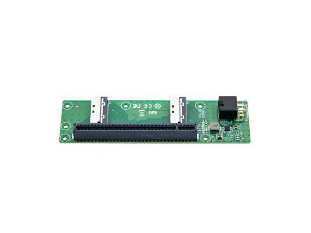 Alt view image 7 of 7 - Vszerda 2xMCIO(74pin) 8i to PCIe X16 Female Adapter, Gen5 PCIe5.0